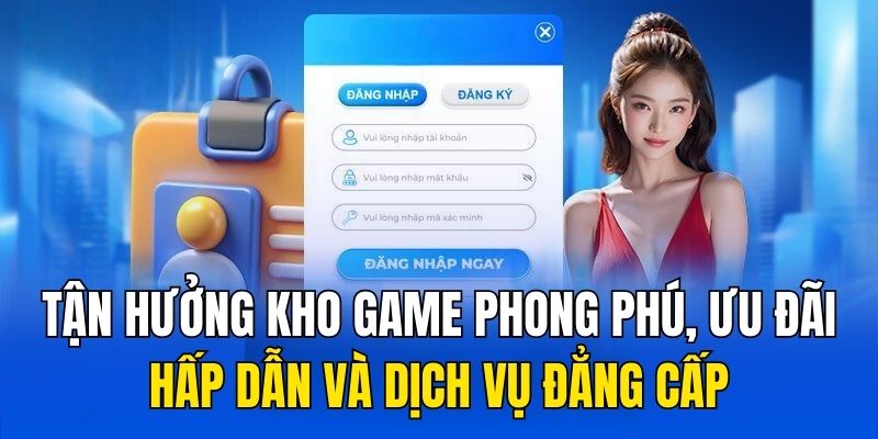 Tận hưởng kho game phong phú, ưu đãi hấp dẫn và dịch vụ đẳng cấp